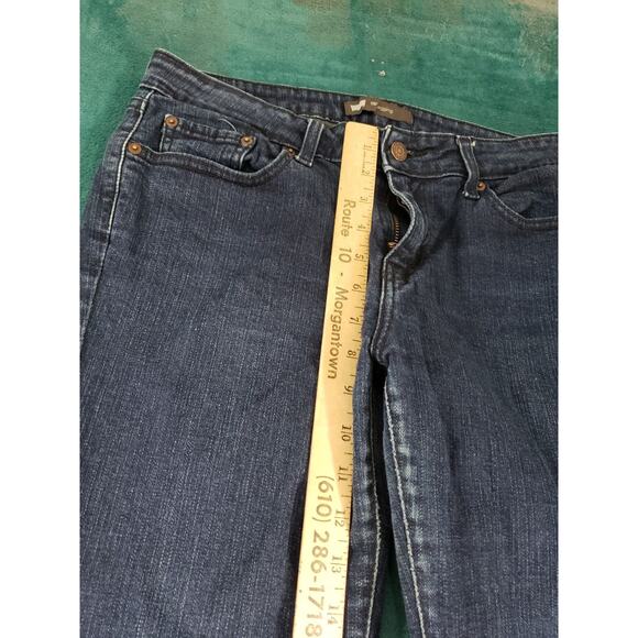 Levis 535 Jeans Size 13 Womens Blue Denim Stretch Pants Mid Rise Jegging - Picture 7 of 14